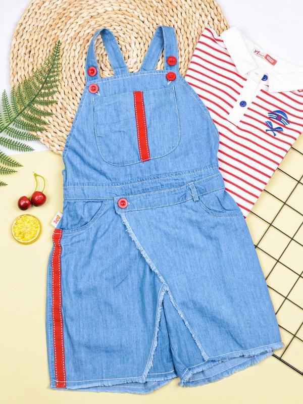 Yếm Quần Chất Liệu Jean Mềm (màu đậm) 9DX536 3