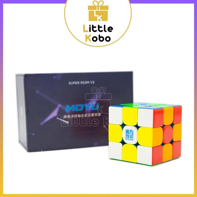 Rubik 3x3 MoYu Super RS3M V2 3x3 Rubic 3 Tầng Có Nam Châm Magnetic Maglev Ballcore UV Đồ Chơi Trí Tuệ Trẻ Em Tư Duy Toy