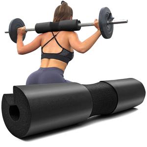 Almohadilla de espuma para sentadilla con barra, espuma para barra y pesas para impulsos de cadera, equipo de fitness para gimnasio en casa