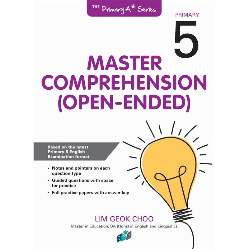 Product Introduction of 100% Quality Primary 5 Master Comprehension (OpenEnded) / Singapore Syllabus/Assessment Book 0
