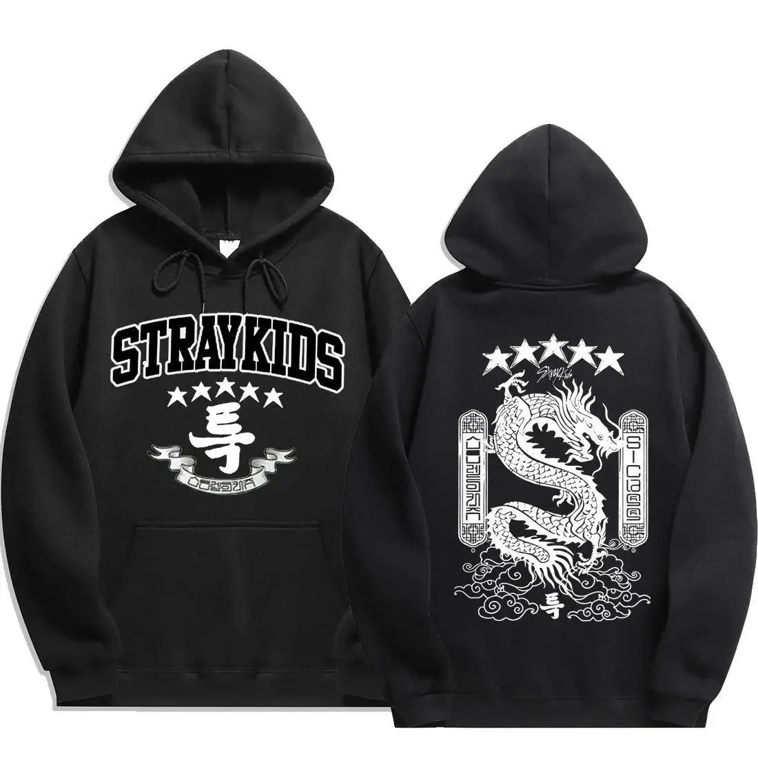 Áo Hoodie Rồng, 5 Sao, Dành Cho Phụ Nữ Và Nam Giới, Thích Hợp Cho Mùa Thu Và Mùa Đông, [Hàng Châu Âu Xuyên Biên Giới], Kp