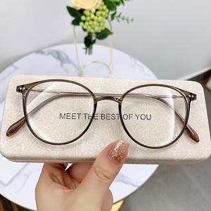 Eyeglasses 0-600 Graded Glasses for Nearsighted for Women Men Anti Radiation Anti-blue Light Glasses
