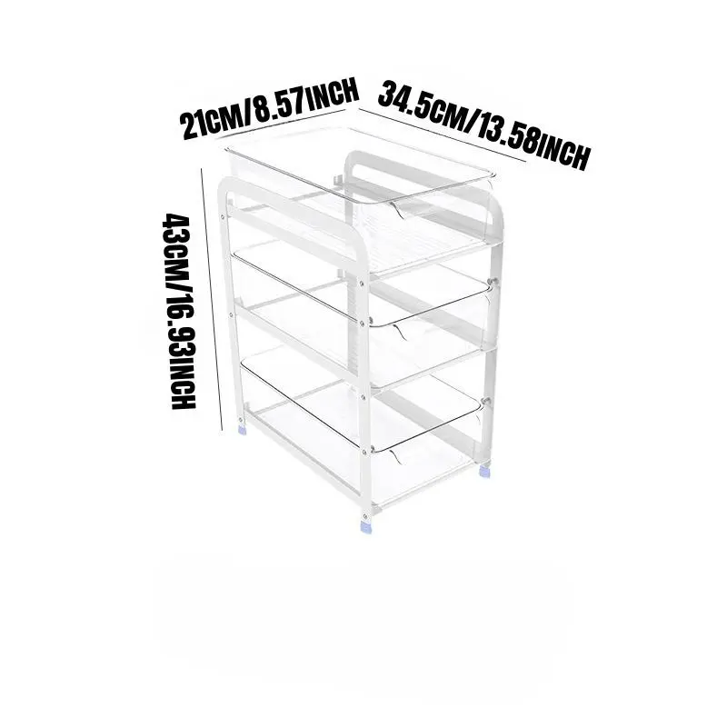 Kitchen Cabinet Organizer, 1 Count Pull Out Cabinet Organizer, Cabinet Storage Rack, Kitchen Storage Organizer, Home Organizer 2