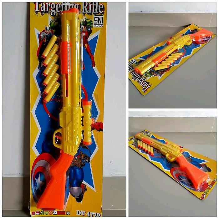 Mainan Set Tembakan Edukatif - Pistol Pistolan Tembak Nerf Pluru Lunak Anak Laki Cowok 1