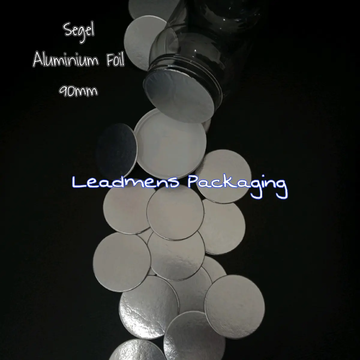 [500pcs] Uk 9cm/90mm Seal Aluminium Foil PET/PP/HDPE