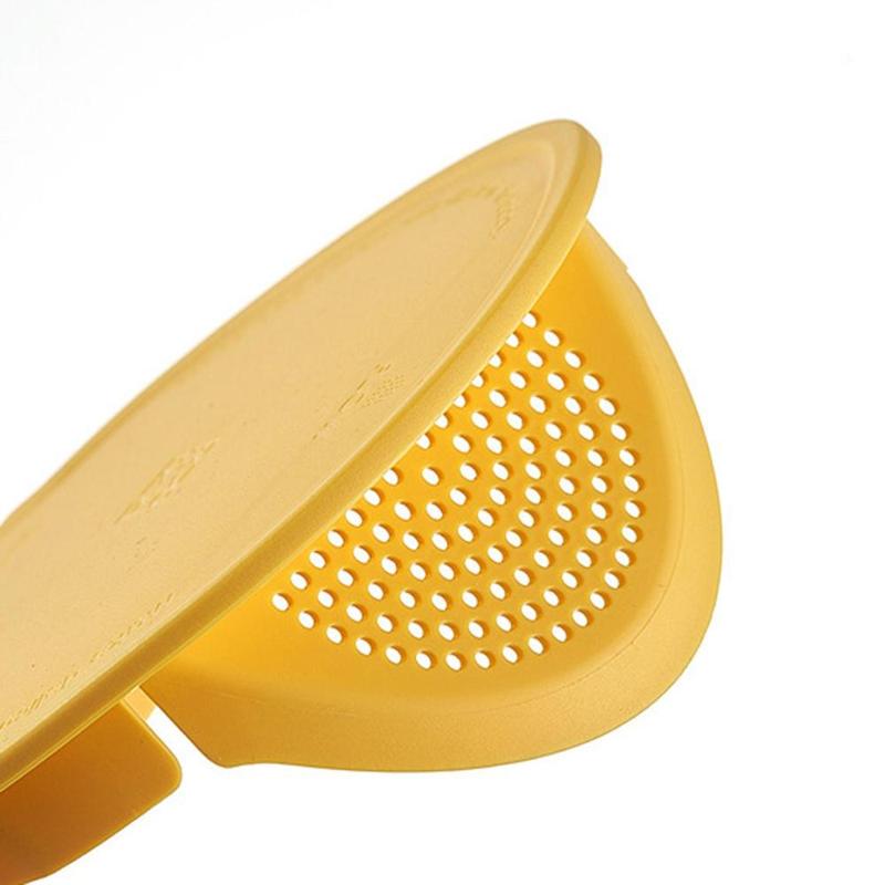 Product Introduction of 1L Measuring Cup Vegetable Fruits Washing Cup Drain Water Easily Egg Beater Bowl for Cooking Living Room Home Kitchen Accessory 1