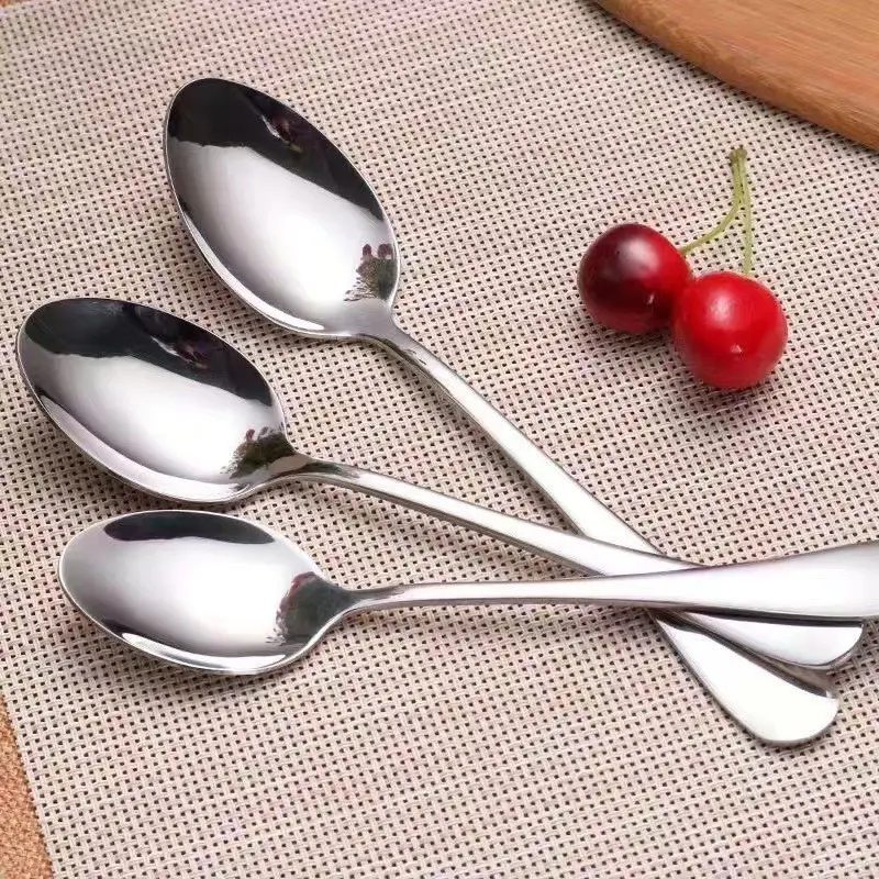 - 1 SET ISI 6 PCS SENDOK MAKAN TEBAL H452 BAHAN STAINLESS