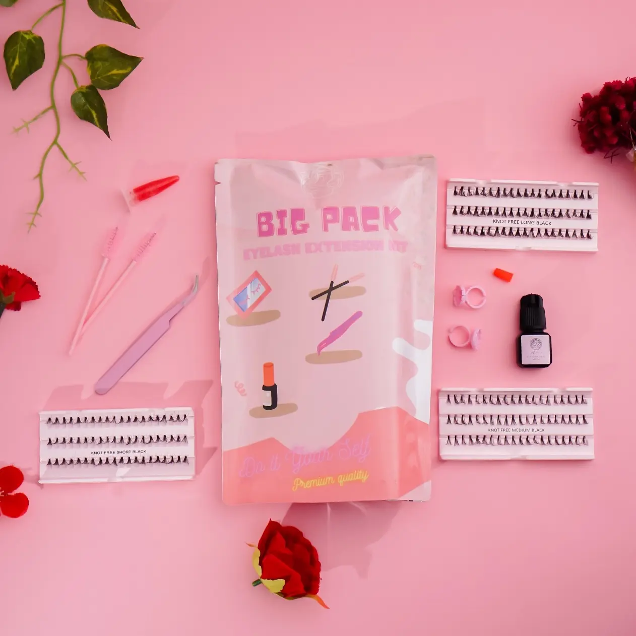 BIG PACK lengkap eyelash extension lem premium