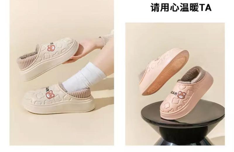 Product Introduction of Dép Bông Chống Thấm Nước, Dành Cho Nữ, Mùa Đông Trong Nhà, Phong Cách Nhà, Gót Túi Mới 2024, Có Thể Đeo Ngoài Trời, Giày Bông Giam Giữ Nhồi Bông Ấm Áp, Thích Hợp Cho Phụ Nữ, 2024 20