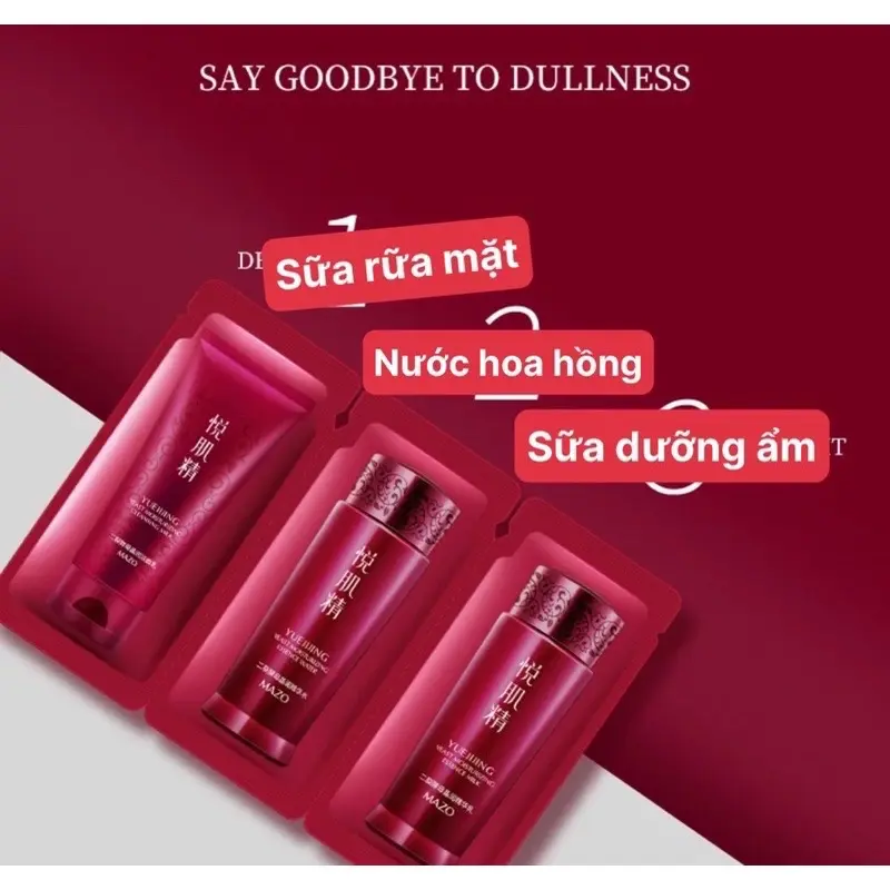 Sữa Rữa Mặt.Nước Hoa Hồng.Sữa Dưỡng Ẩm Của Thương Hiệu Mazo Làm Sạch.Mịn Màn Và Trắng Da 0