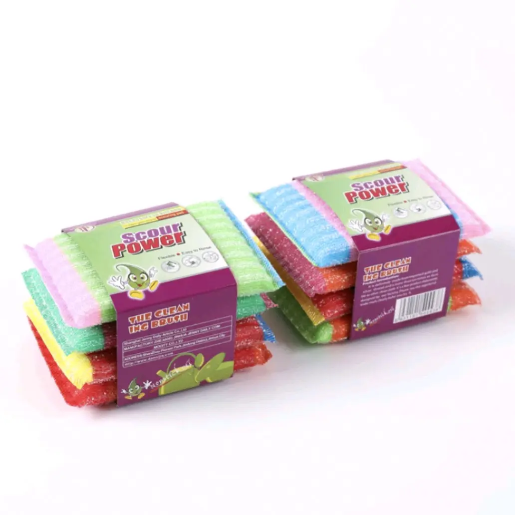 GoLiving Spons Cuci Piring Set Isi 5PCS  Warna RANDOM/ Spon cuci piring Sponge Spons Gosok Diswash Scouring cleaning pad Panci Alat dapur