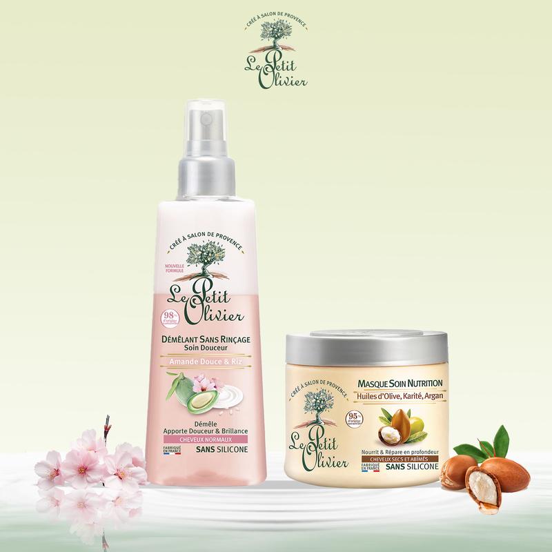 Bộ Xịt Ủ Dưỡng Tóc Le Petit Olivier Không chứa silicon Women Nữ Chăm sóc tóc OL-008449 OL-008500