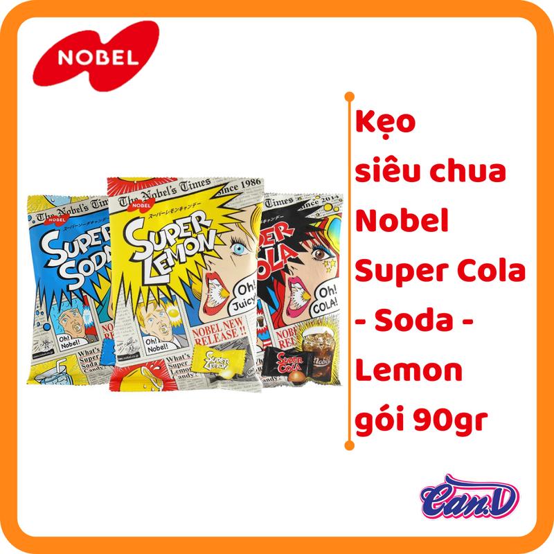 Nhiều loại Kẹo siêu chua Super Lemon Cola gói 88gr