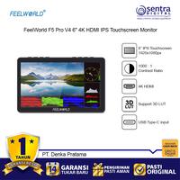 Gambar FeelWorld F5 Pro V4 6" Inch 4K HDMI IPS Touchscreen External Monitor with USB Type C Port & Headphone Audio Jack dari Sentra Digital Kota Surabaya 1 Tokopedia