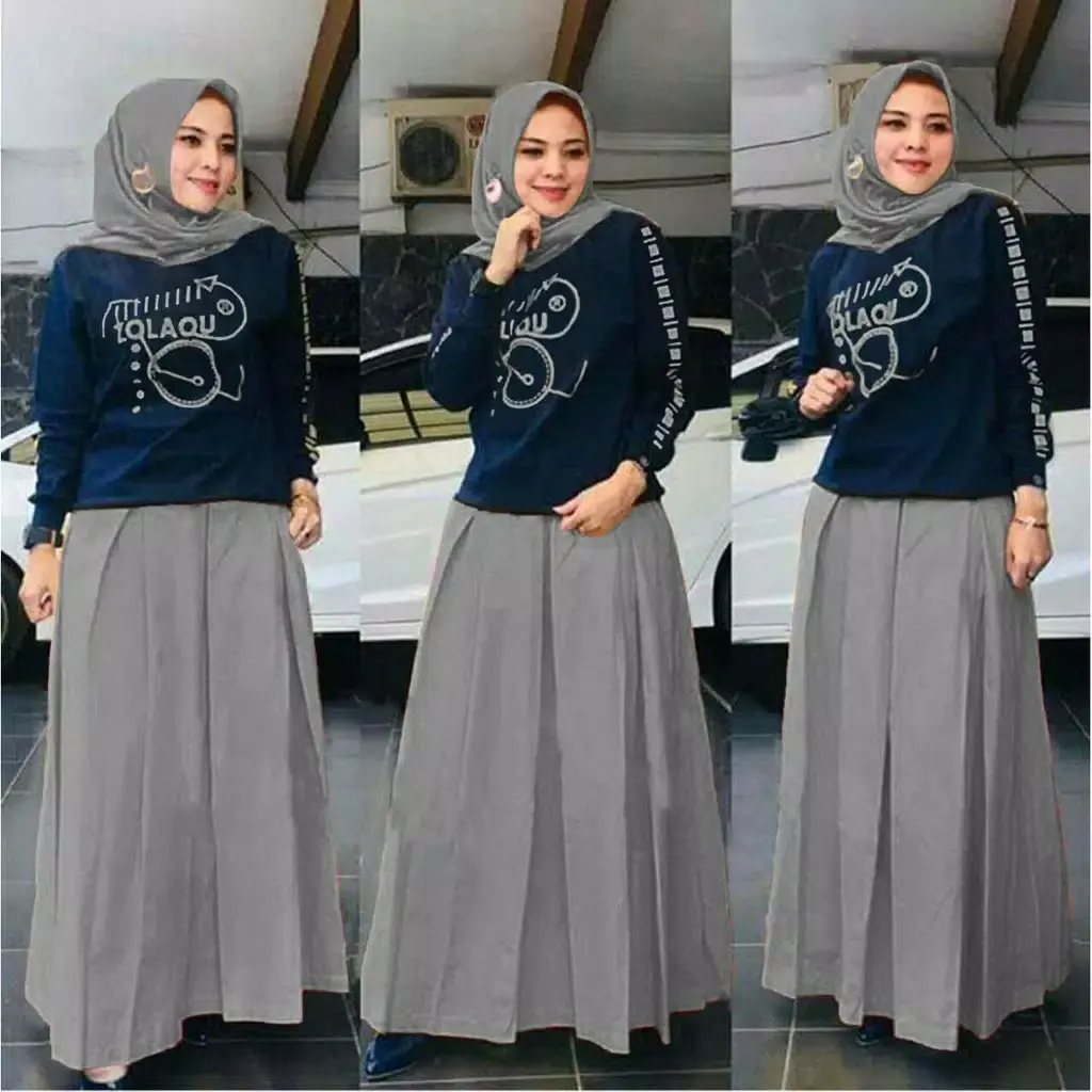 SETELAN WANITA // SET ZLQ || SET NAOMI ROK FIT TO XL LD 105-108.