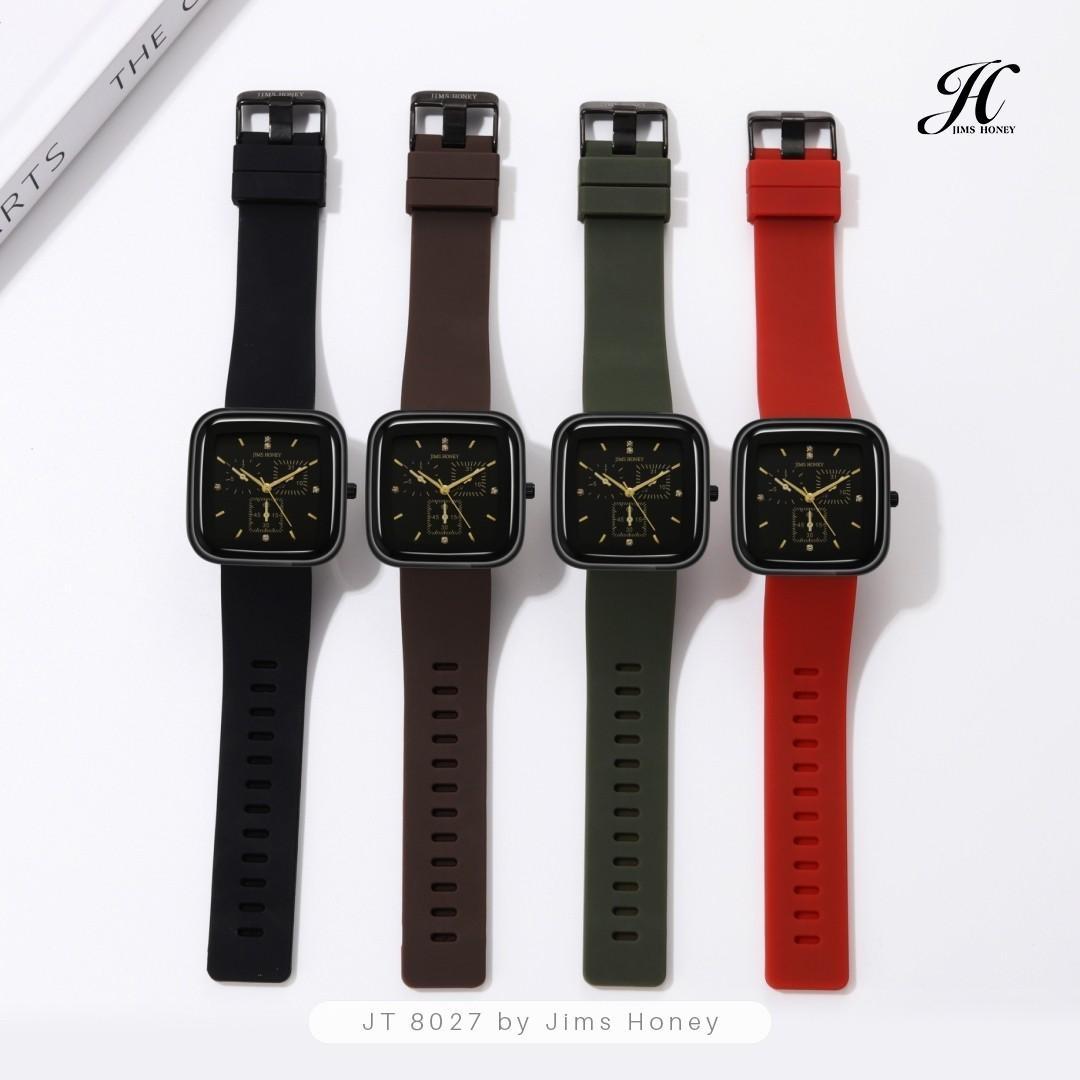 JIMS HONEY JAM TANGAN UNISEX JT 8027 ( FREE BOX + BATERAI )