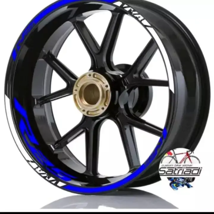 STIKER VELG R25 VVA BIRU MURAH MERIAH 0