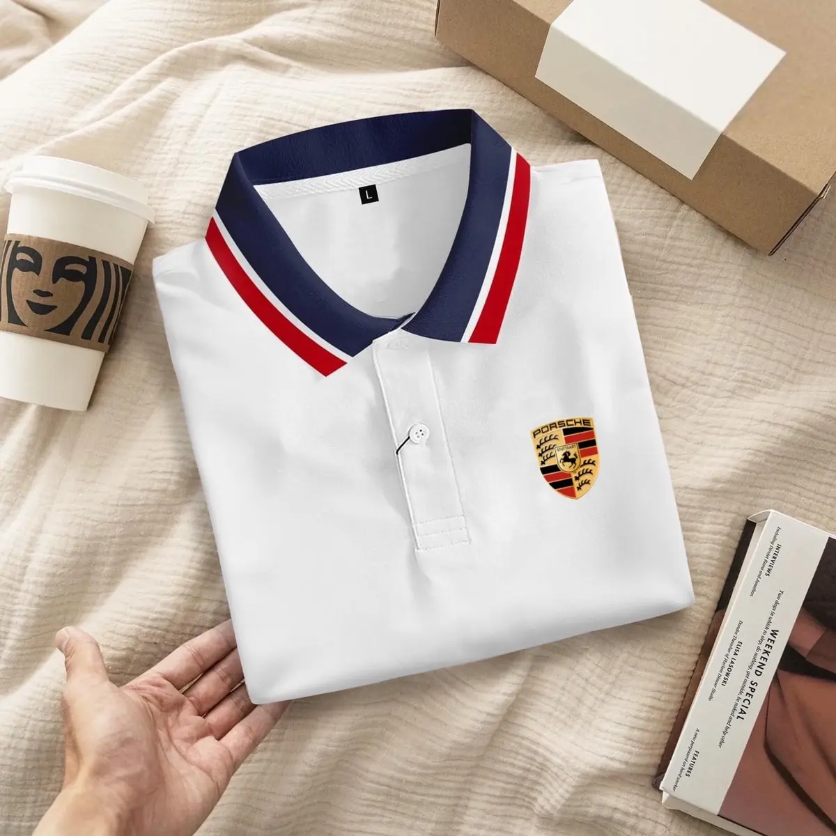 Áo Thun Polo siêu xe Porsche