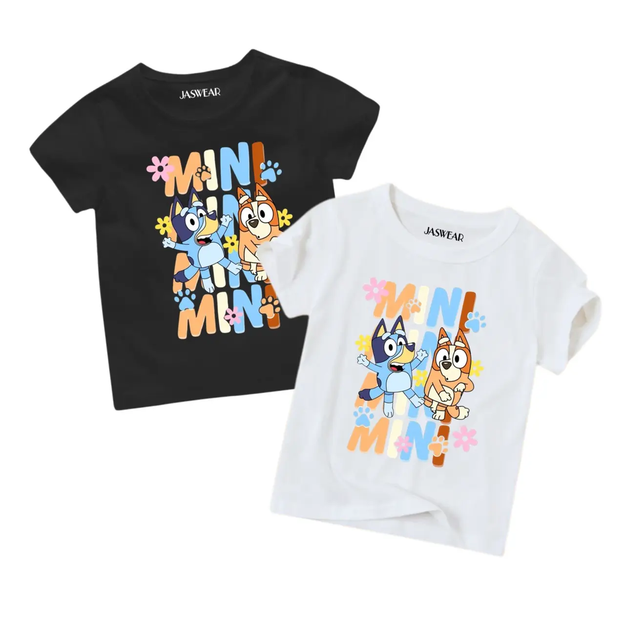 Jaswearph Bluey Shirt Baby Girl Baby Boy Tops Kids Clothes