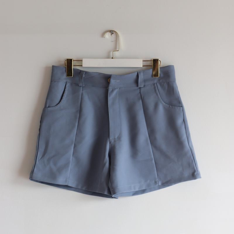 ( Mã 12) Quần short nữ lưng cạp cao fom chữ A có túi và khóa kéo - DKTB 012 Nữ Women Ong Pants 7