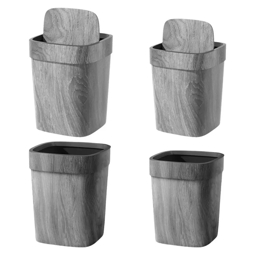 Trash Can Decorative Recycling Bin Container for Kitchen Dorm Room Decor