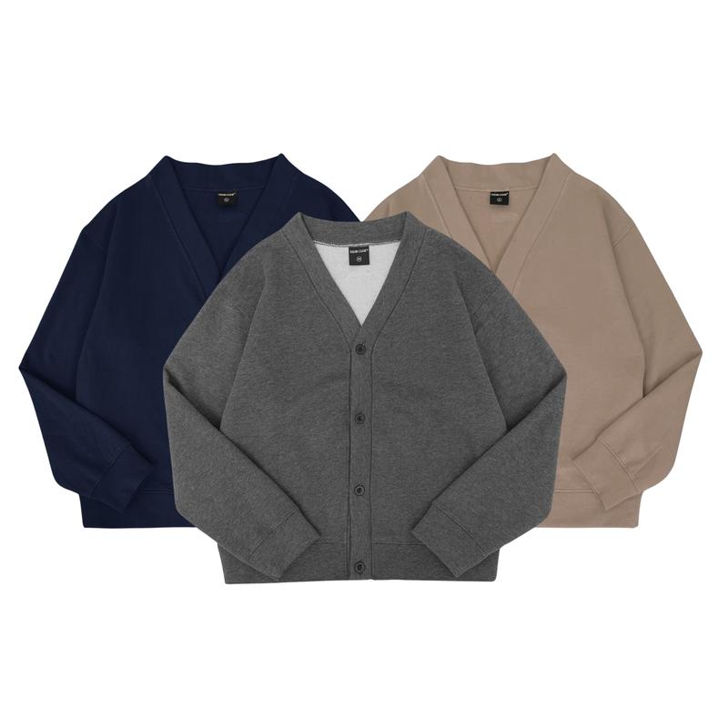 Áo Cardigan Nỉ Henry ODIN CLUB, áo khoác nỉ thời trang nam nữ, form oversize rộng rãi, chất liệu vải nỉ chân cua mềm nhẹ, thoải mái