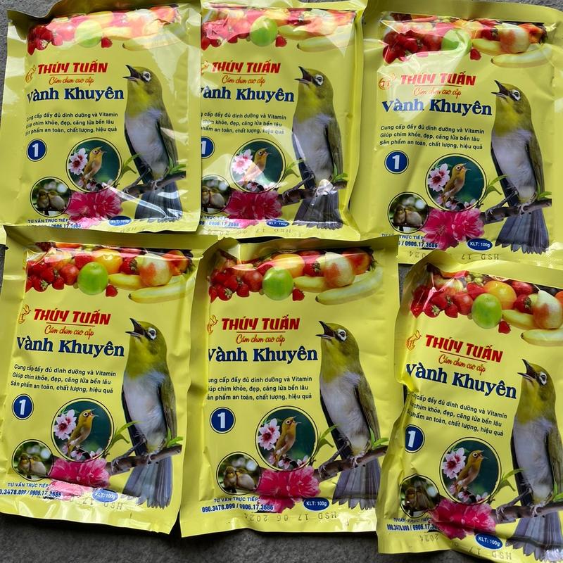  Combo 6 gói  cám dành cho chim vành khuyên số 1 của Thuý Tuấn 