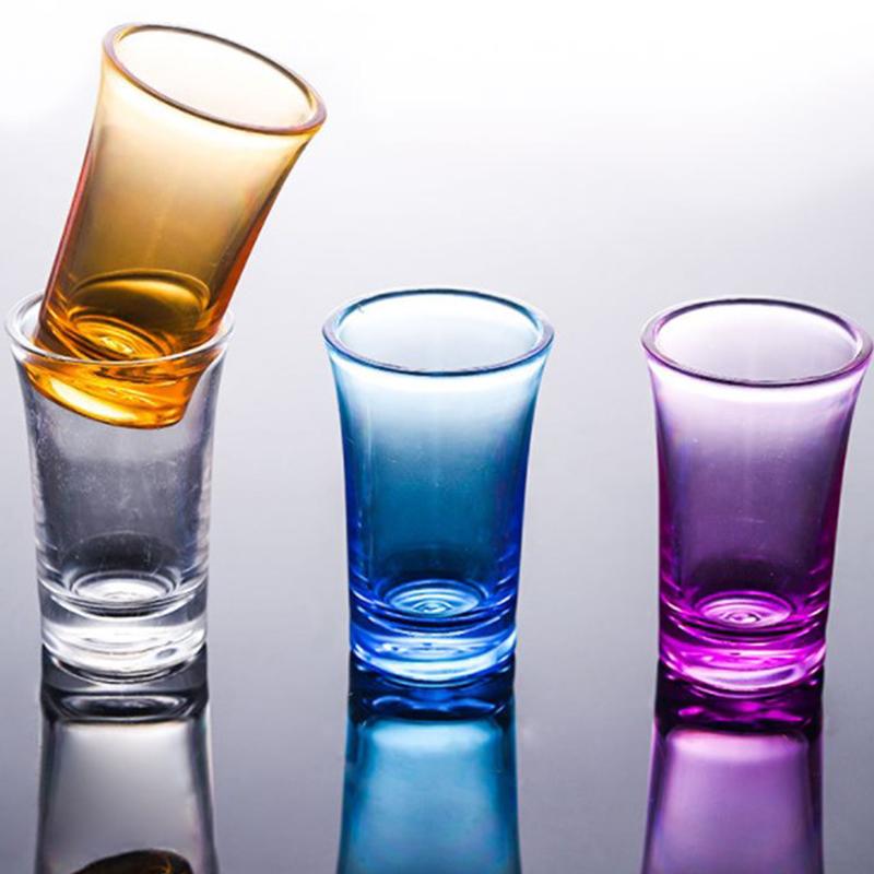 Product Introduction of [RSW]4Pcs 0.5 ounce heavy duty sht glasses machine made lead free glass liquor glass Drinkware Plastic 47