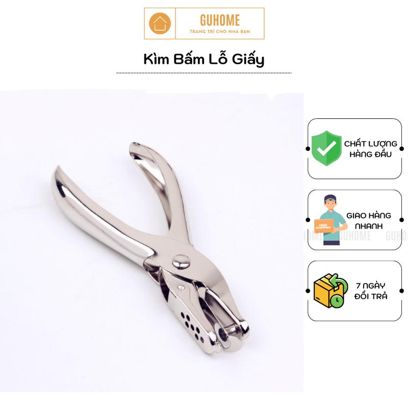  Kìm bấm lỗ giấy refill dụng cụ bấm lỗ giấy đơn làm sổ còng sổ planner bullet journal tiện lợi 