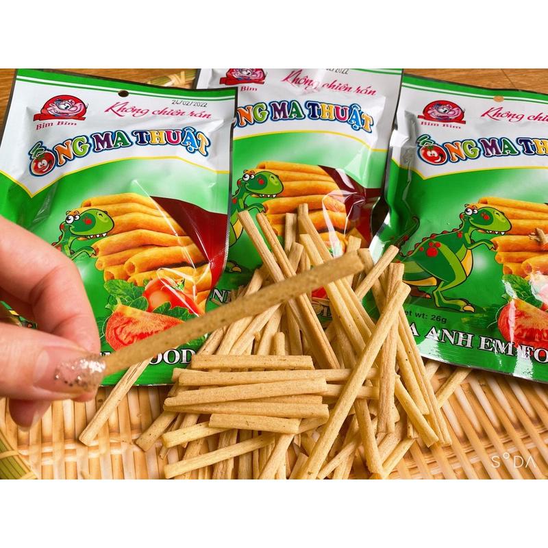 Snack ống ma thuật siêu ngon Sỉ 10gói banh snack