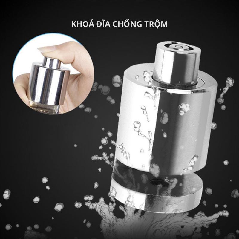  Khoá đĩa chống trộm mini khoá phanh đĩa xe máy mini nhỏ gọn bằng thoé không gỉ chống trộm 