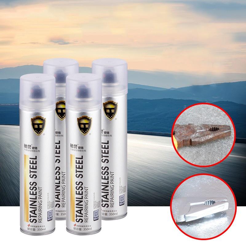 [FREESHIP] Sơn Bạc Mạ Crom Sơn Xịt Mạ Chrome Sáng Bóng 350ml - Chai Sơn Mạ Siêu Bóng - Sơn xe 4