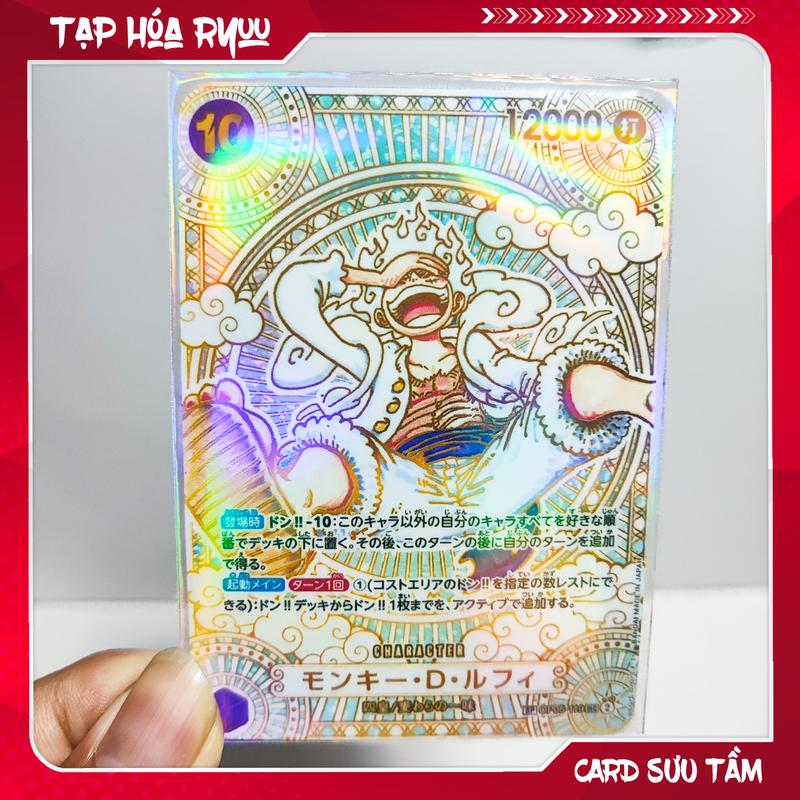 Tặng Sleeve Hologram Thẻ bài Luffy - One Piece Card Game - Card Luffy One Piece - Phong Cách OPCG