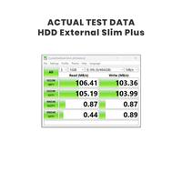 Gambar Osmous Slim Plus Hardisk HDD External 1TB USB 3.0 Portable Storage - Black dari GGSTORESBY Kota Surabaya 3 Tokopedia