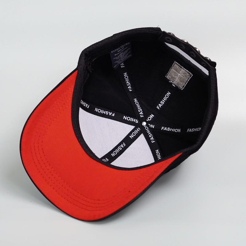 (mua 1 tặng 1 quà) mũ lưỡi trai, nón kết vành cong full đen logo băn cung , CHANG.CAP nón  ket Hat 5
