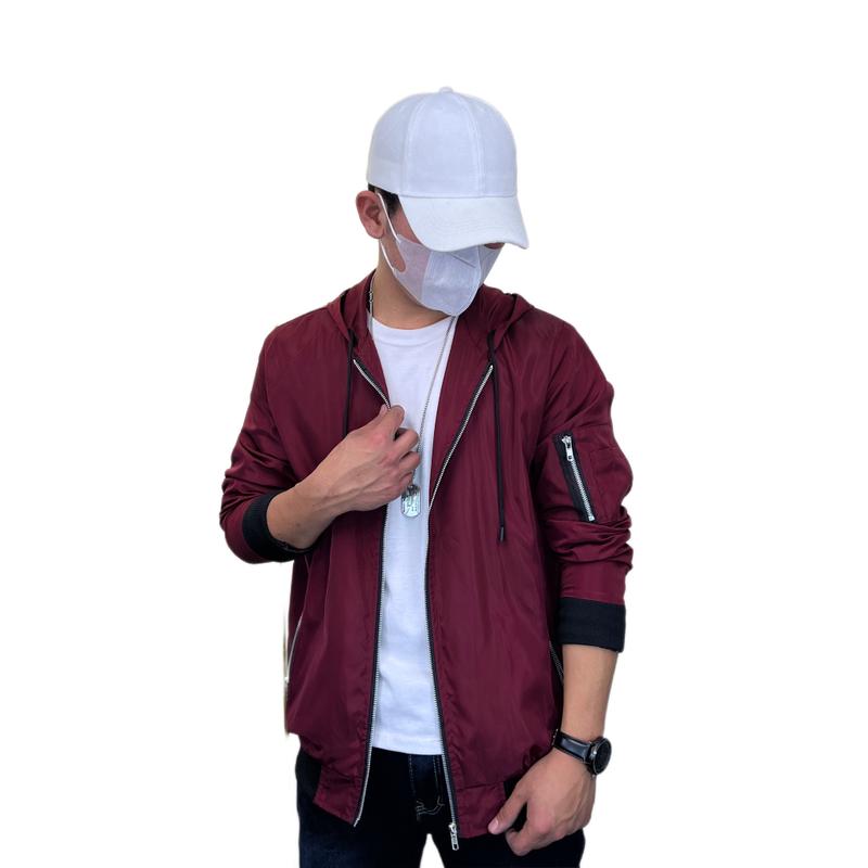 Product Introduction of Korean Casual Plain Bomber Jacket For Men Unisex Hoodies Jackets 65