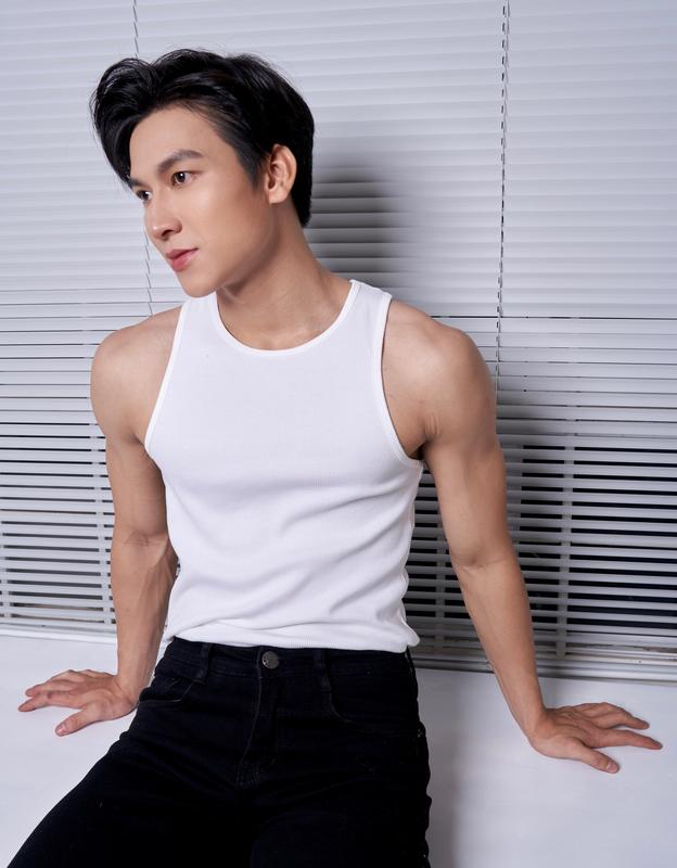 Áo Thun Ba Lỗ Tank Top Nam Cổ Tròn Nhiều Màu Vải Cotton Tăm Gân Thương Hiệu Mr Twins Menswear Màu Trắng