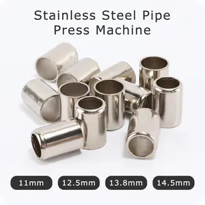 50PCS Selongsong Klem Selang Kompresor Logam Tahan Karat