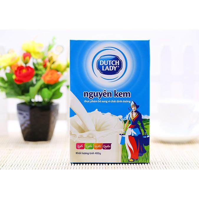 SỮA BỘT CÔ GÁI HÀ LAN DUTCH LADY NGUYÊN KEM HỘP GIẤY 400G