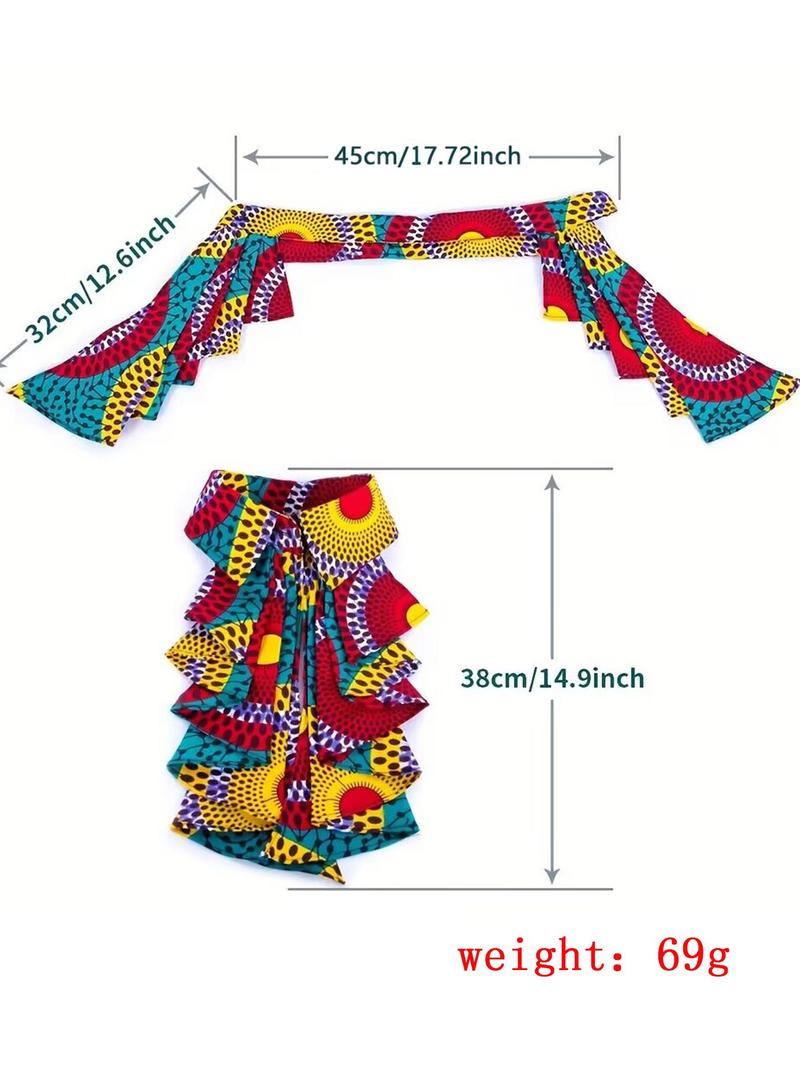 Product Introduction of Ethnic Pattern Tiered Layer Tie, Fashionable Tie for Women & Girls, Casual Fashion Accessories for Party, Daily Clothing Decor, Trendy All-match & Exquisite Clothes Accessories for Birthday Gift 5