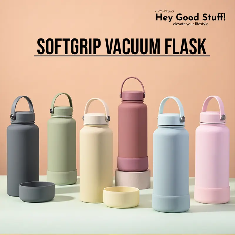 Botol Minum Thermos Aesthetic Stainless Steel SUS304 Vacuum Flask 800ML 3