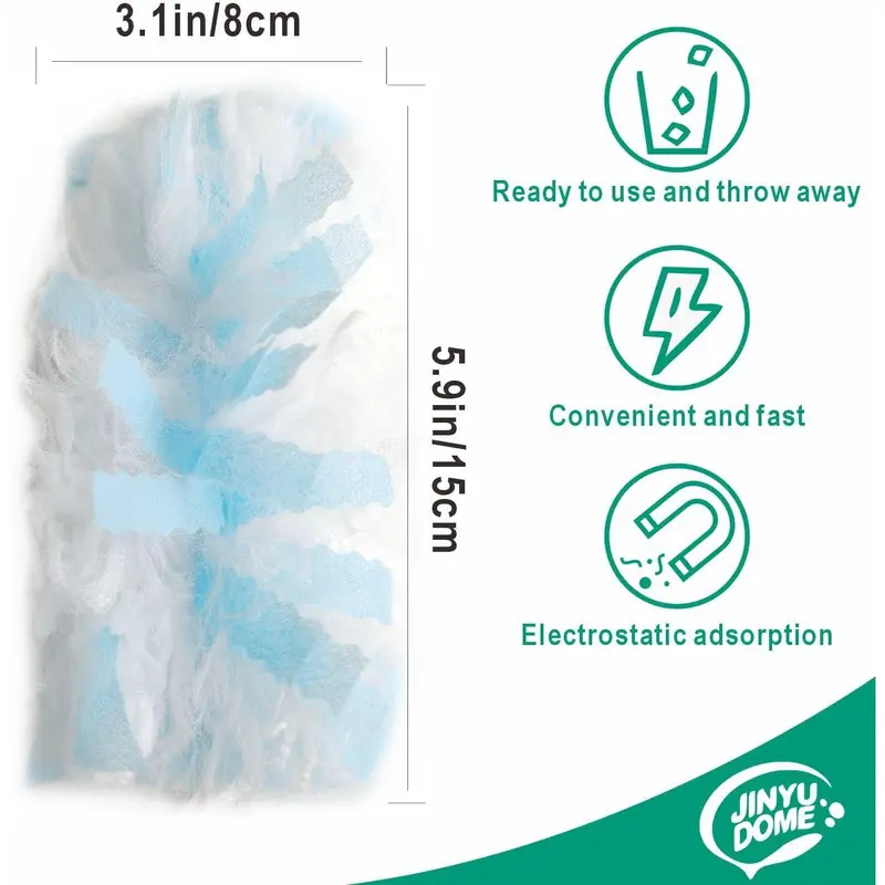 Fluffy Duster Refills,Flash Duster Refills,Flash Dust Magnet,Refill Duster for Cleaning,Pack of 20. 1