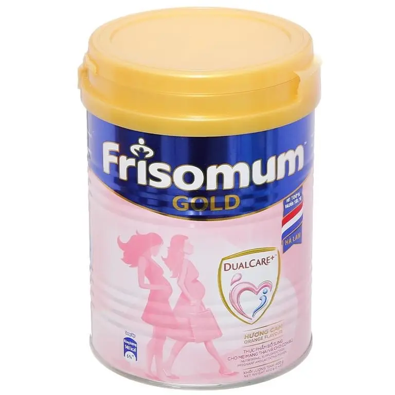 Sản phẩm sữa bột dinh dưỡng friso hương cam dành cho mẹ bầu lon 400g