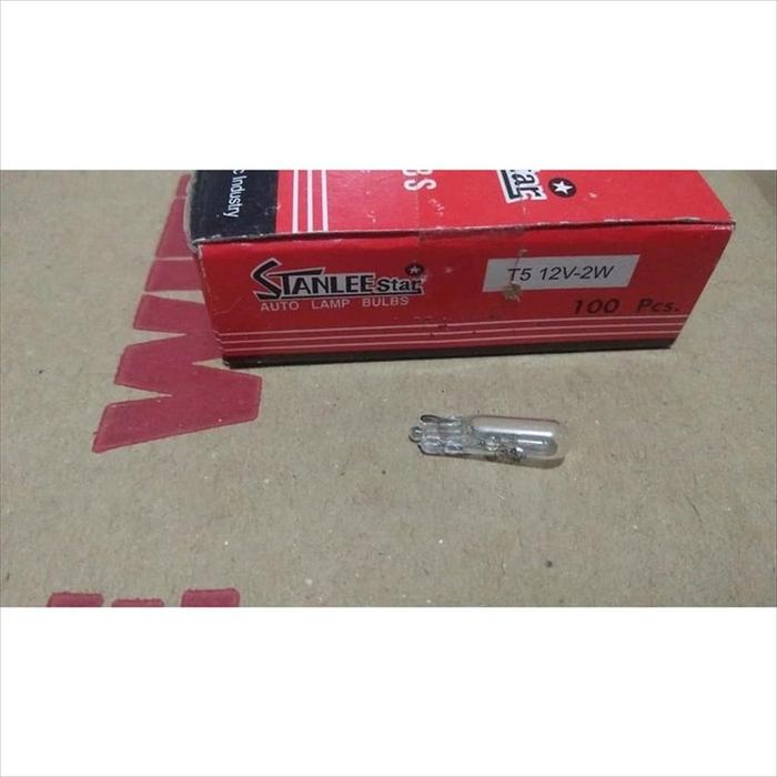 Gambar Bohlam Lampu Colok Tusuk T5 12V 2W Stanlee Star dari JayaRayaParts Kab. Tangerang Tokopedia