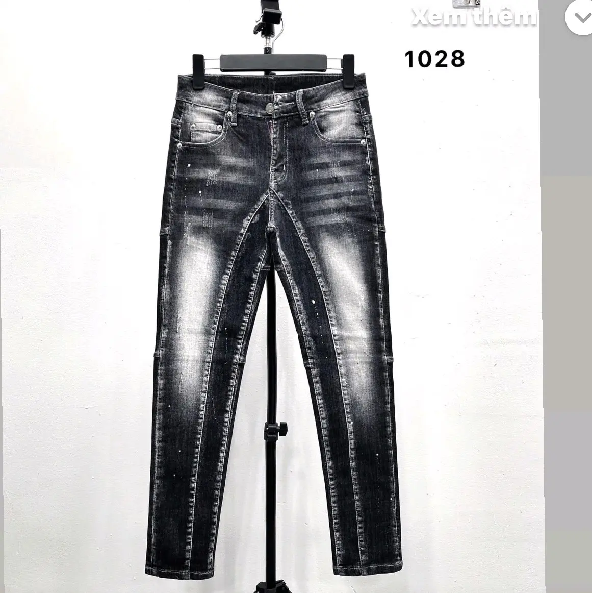 Quần jean dài 2  đáy quảng châu cao cấp 1028
