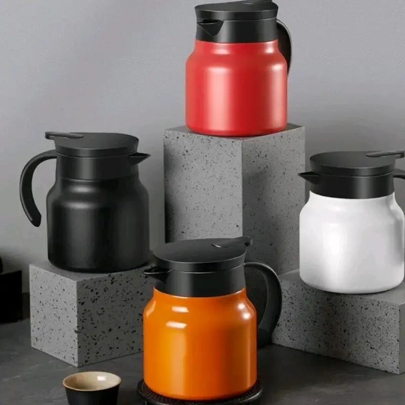 Bình pha trà, bình giữ nhiệt inox 316 size 1000ml tặng kèm chổi cọ vệ sinh bình 3