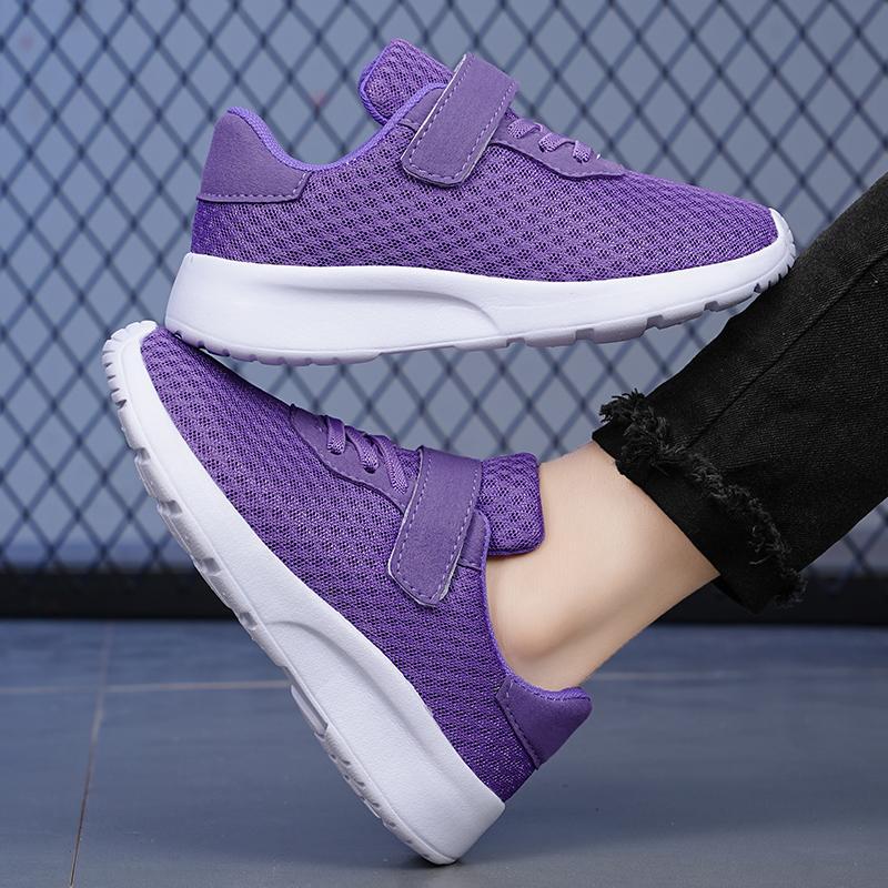 Product Introduction of Sport Kids Girl Shoes Breathable School Children Casual Shoes Soft Sole Pink Non-slip Children Running Sneaker 19
