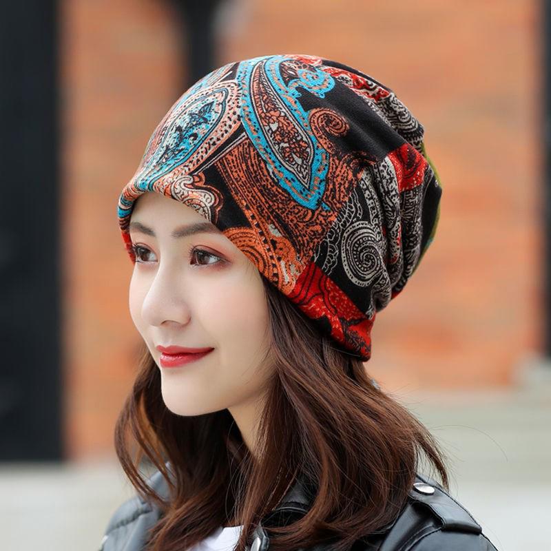 Mũ Phụ Nữ Mùa Đông Mũ Turban Băng Đô Ống Bandana Mũ Đội Đầu Ngoài Trời Cổ Áo Làm Ấm Mặt Mũ Đội Đầu Khăn Tay