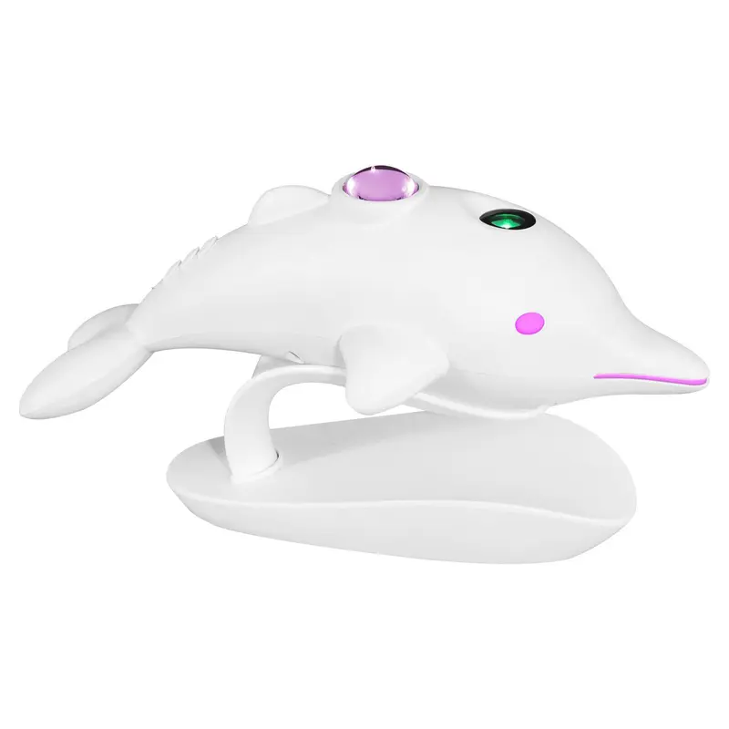Dolphin Design Starry Sky Atmosphere Light, USB Powered Cute Dolphin Night Light, Decorative Ambient Light with Remote Control for Bedroom, Indoor Lighting 0