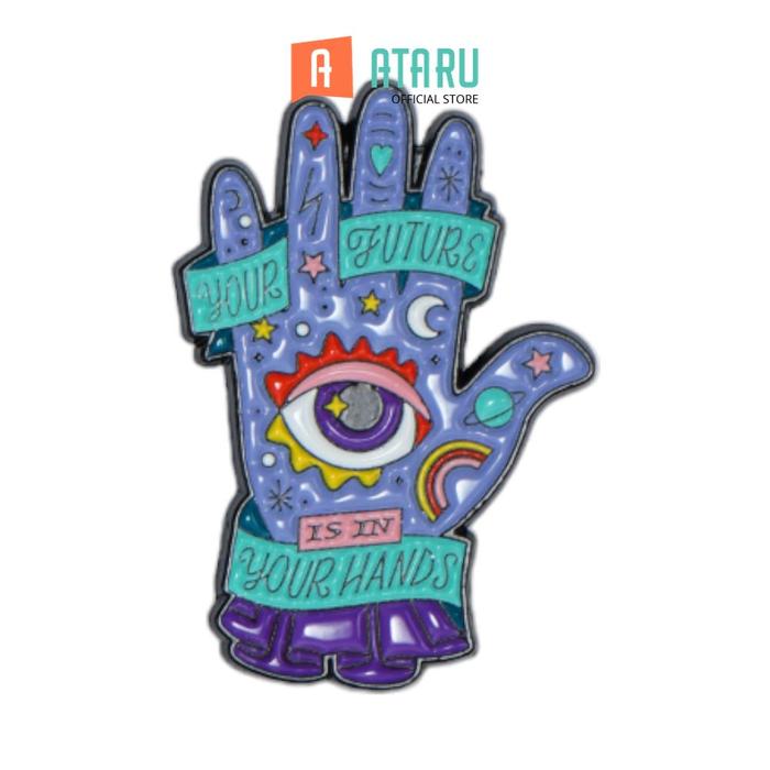 Gambar Ataru Pin Enamel Your Future Is In Your Hands Bros Pin Lucu Aksesoris Hiasan Baju Tas Topi Brooch Accessories dari Ataru_NEW Kota Bekasi Tokopedia